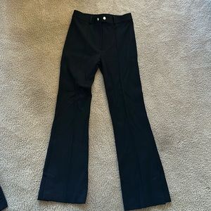 Helmut Lang Black Flare Trousers